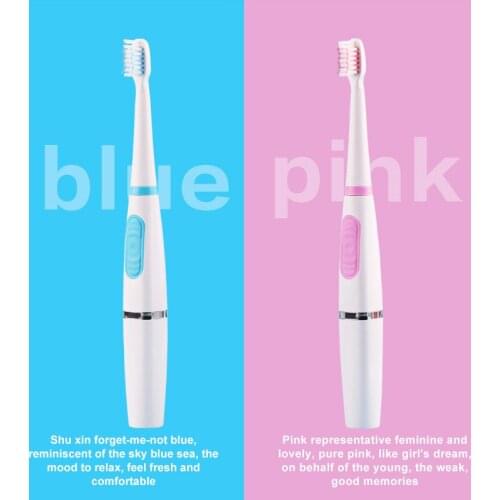 1 Set Protable Sound Wave Electric Toothbrush No Rechargeable Tooth Brush Electric Teeth Whiening Couple Travel Toothbrush