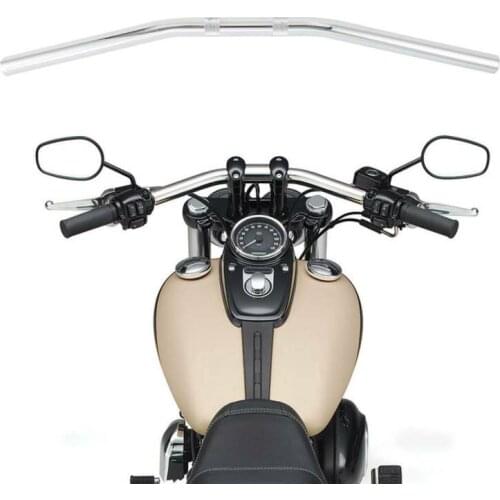 Motorcycle 1'' Drag Bars Handlebar For Harley Softail Heritage Classic Fat Boy Night Train Street Bob Wide Glide