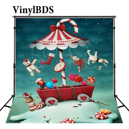 VinylBDS Christmas Backdropcandy Toys Children Photography Background Christmas