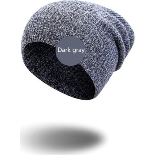 Knit 2019 new hip hop hat womens warm winter casual acrylic casual crochet ski hat soft loose striped ladies hat mens hat