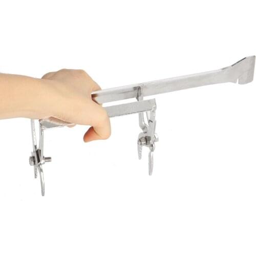 1pc Silver Bee Hive Frame Holder Perch Side Beekeeping Equipment Tool Protect Bee Sting Capture Grip Beekeeping Accessory