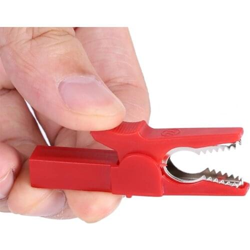 1pc 55mm ClipTest Car Vehicle Battery Cable Wire Clamp 32A Test Clip for Electrical Jumper Wire Cable