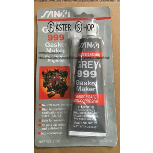 12x Abro GREY 999 RTV Silicone Instant Gasket Maker Sealant Adhesive Sensor Safe