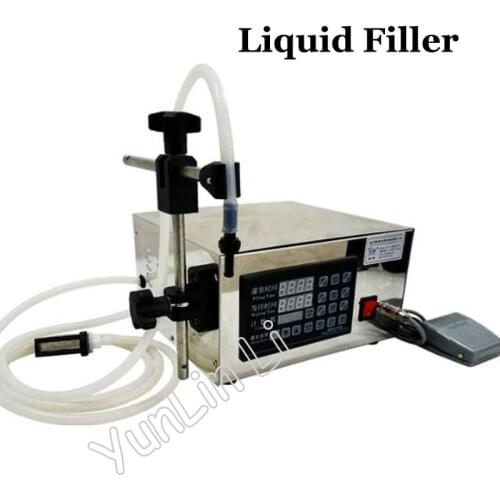 3.5L/min Microcomputer Control Water Liquid Filling Machine 110V/220V Automatic Liquid Filler LT-130
