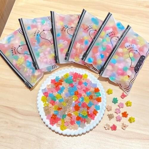 30PCS/set Plastic Hair Clips Claws Mini Clamps Girls Braided Flower Gripper Portable Bag Hair Gripper Gifts Hair Accessories