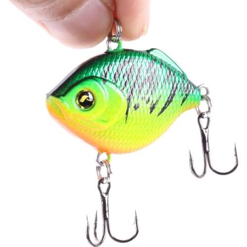 8Pcs New Mini VIB Fishing Lure 4cm 9g 8Colors Winter Ice Lures Fishing Tackle Crankbait Vibration Spinner Bait