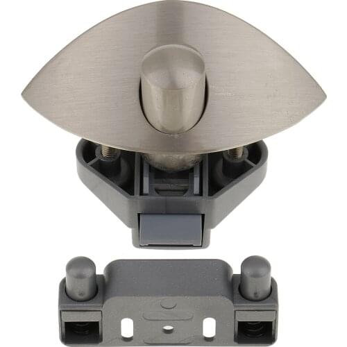 Keyless Push Button Cabinet Latch for RV Caravan Cupboard Motorhome Boat, Cutting Hole: 20mm