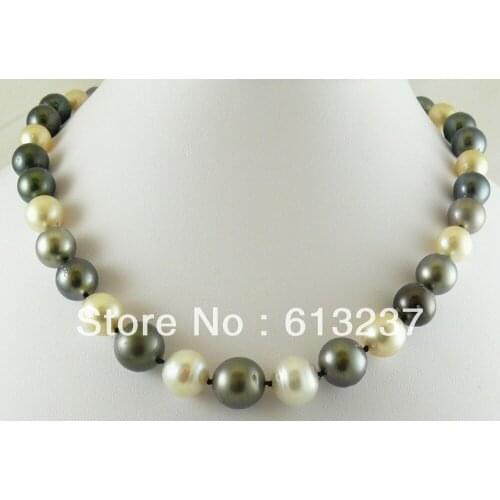 Free shipping multiColor 10mm simulated-pearl shell round beads elegant necklace for women hot sake jewelry making 18inch YE3011