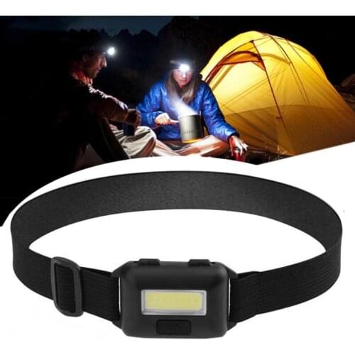 Mini COB LED Headlamp Headlight Head Flashlight Torch Lanterna for Outdoor Camping Night Fishing Head Light Cycling Headwear