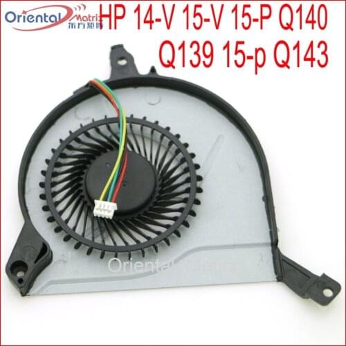 Free Shipping Brand NEW DC5V 0.5A Fan Replacement For HP 14-V 15-V 15-P Q140 Q139 15-p Q143 CPU Cooler Cooling Fan
