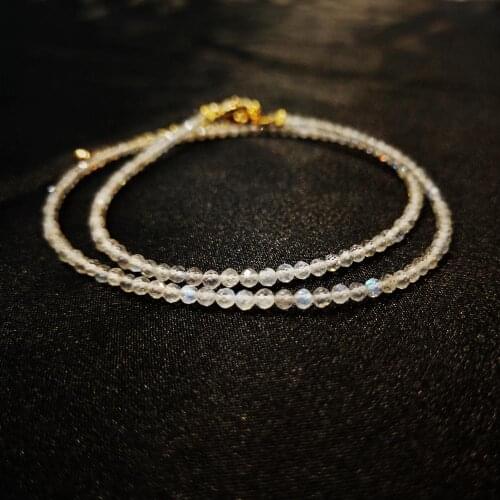 Lily Jewelry Labradorite Choker Necklace 40-45cm Bohemian Hawaii Clavicle Jewelry Nice gift for Women or Men Dropshipping