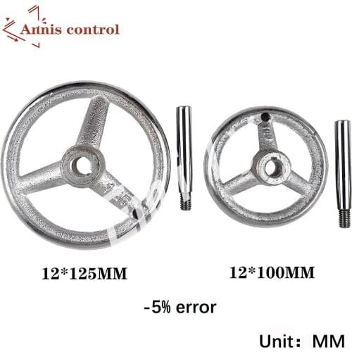 Metal handwheel milling machine CNC lathe 3D printer spoke handwheel wavy wheel bakelite three-wheel handwheel cast iron chrome