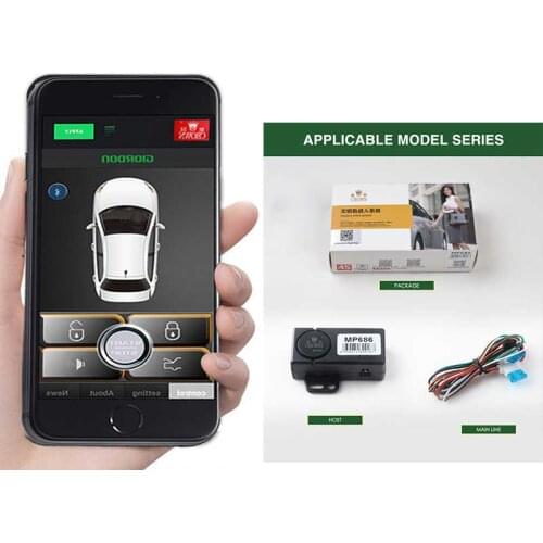 MP686 Keyless Entry Car Security Lock unlock Auto APP security PKE Car Alarm System Automatic Trunk Opening for ford