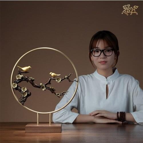 New Chinese style copper Wedding gift The bird Furnishing articles home decoration accessories modern home accessories