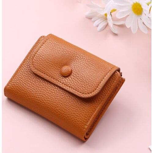 New Fashion Womens Wallet Short Coin Purse Wallets For Woman Card Holder Small Ladies Purse Female Hasp Mini Clutch