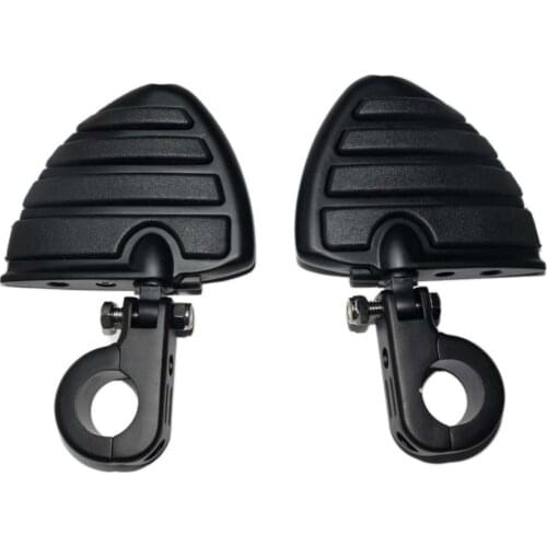 Mount-Style Wing Style Foot Rests FootPegs Foot Pegs Clamps For Harley Touring Electra Glide Softail FLS FXCW FLSS FLHS V-Rod