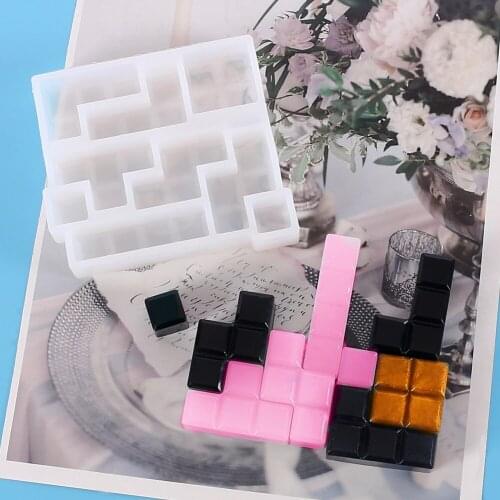 DIY Crystal Epoxy Mould Resin Mold Silicone Mold Handmade Mirror Swing Table Tray Mould Cake Decorating Tools Baking Molds