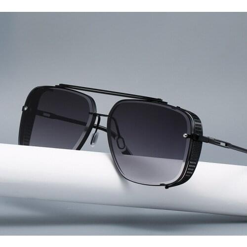 2021 New PUNK Mach six Style Gradient Sunglasses women Fashion Men Vintage Brand Design uv400 Sun Glasses Oculos De Sol