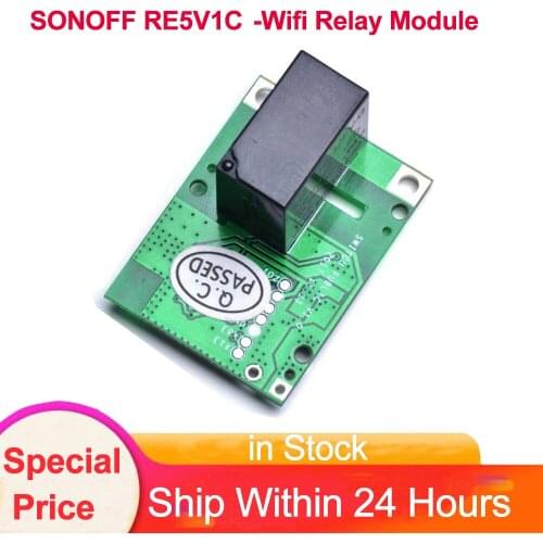 SONOFF RE5V1C 5V Wifi Inching/Selflock Relay Module Smart Home Remote Control Wifi Switch Via Ewelink APP Work with Alexa Googl