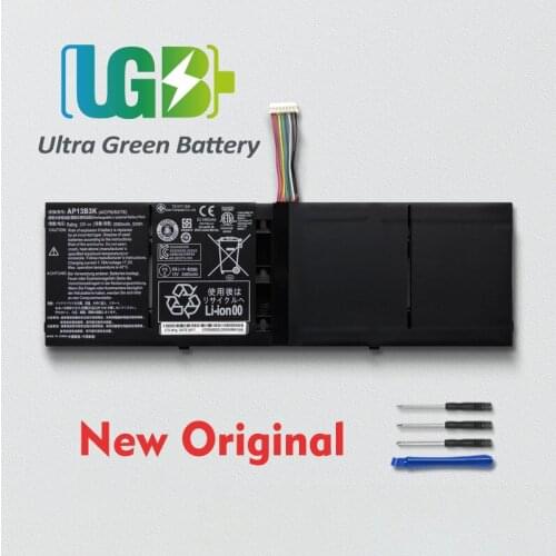 UGB New Original AP13B3K AP13B8K Battery for Acer V5 R7 V5-437 V5-573G V5-572G V5-552G V5-472G V5-473G M5-583P V5-572P R7-571