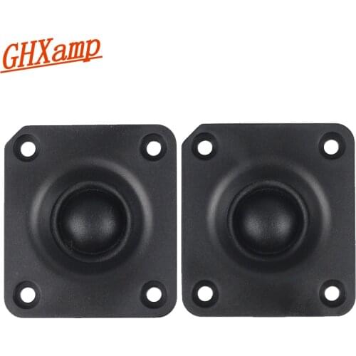 GHXAPM 1 inch Car Tweeter Speaker Unit Neodymium 4ohm 25W Silk Membrane Treble High End 91dB For Peerless Speaker DIY 1Pairs