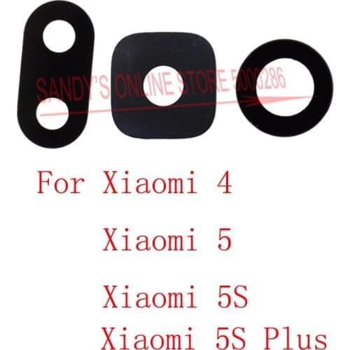 10 PCS New Back Camera Glass Lens For Xiaomi 4 5 5S 5S Plus Back Rear Camera Glass Lens For Xiaomi Mi4 Mi5 Mi 5S Mi 5S Plus
