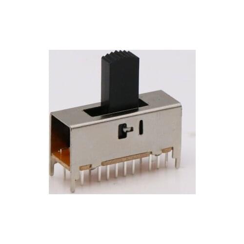 10PCS SS-44D04 4P4T-G4/G5/G8 handle heights can be customized slide switch 20 pin with 4 fixed pin