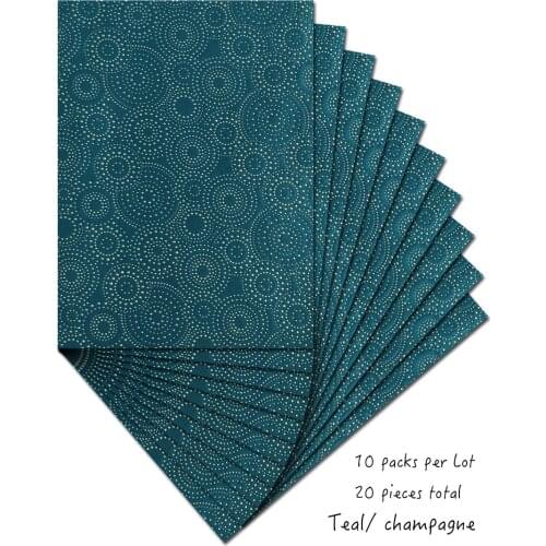 10 Packs 20 pieces total Gold bronzing African gele and ipele SEGO Headtie Head and shoulder gear Hair scarf wrap