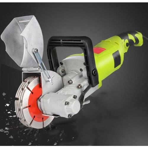 220V Electric Wall Chaser Groove Cutting Machine Wall slotting machine Steel Concrete cutting machine 5.2KW