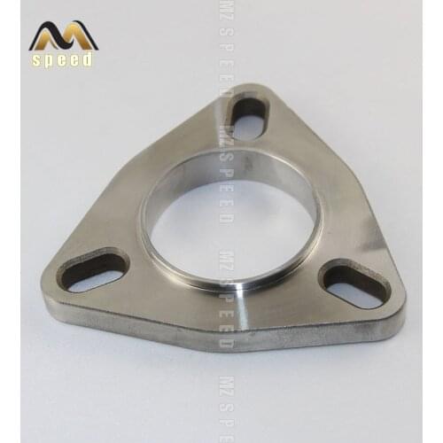 Accessories Universal stainless steel exhaust muffler flange exhaust pipe triangle joint 51mm joint
