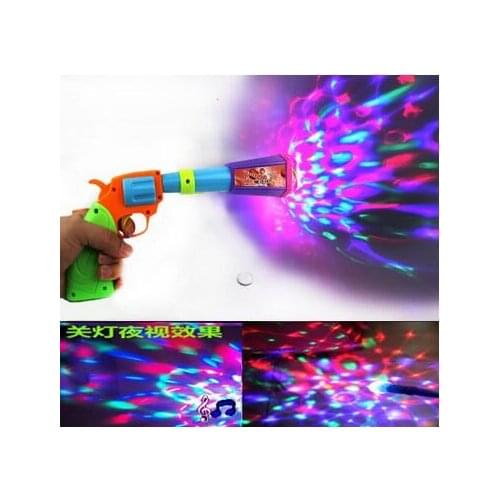 Childrens toys electric gun safety Light projection toy gun Electric toy will sing #5