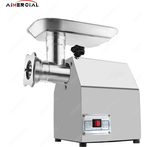 TK12 Electric Stainless Steel Meat Grinder Commercial Multifunctional Herb Garlic Meat Mincer Machine Heavy Duty Sausage Stuffer