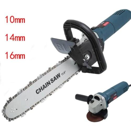 DIY Electric Saw 11.5 Inch Chainsaw Bracket Set High Carbon Steel For Electric Angle Grinder To Chain Saw Woodworking Power Tool