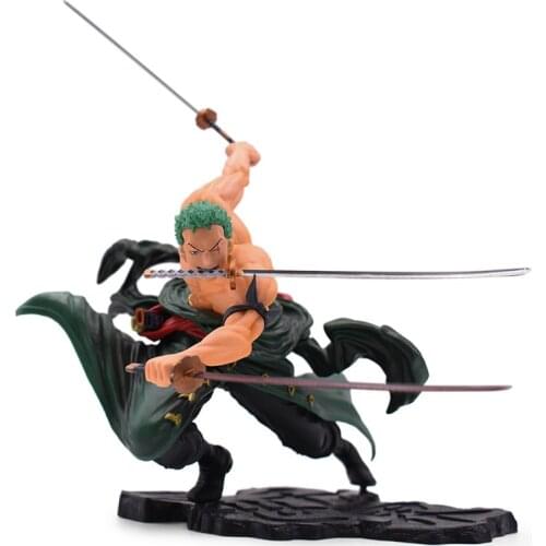 Action Figure POP Roronoa Zoro SA-MAXIMUM Ver. PVC Cartoon Figurine Toys Collectible Model Boy Xmas Gift T30