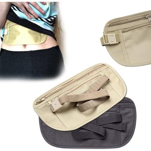 HOT Invisible Travel Waist Packs Waist Pouch for Passport Money Belt Bag Hidden Security Wallet Gifts