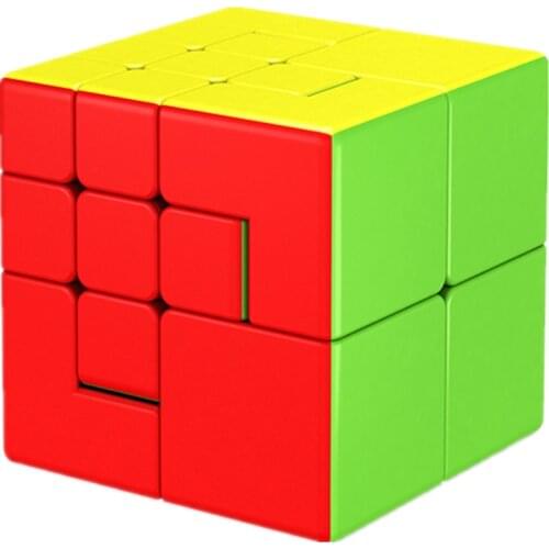 MoYu Puppet 2x2 3x3 Bandaged Magic Cube Meilong 2x2x2 3x3x3 Cubo Magico Mixup Speed Cube Puzzle Challenge Kids Toys Newest 2020