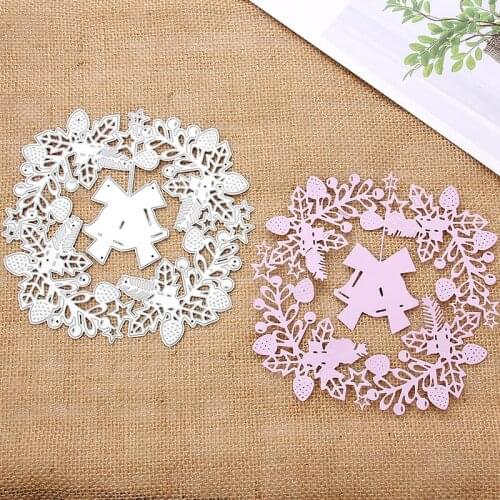 2019 New Christmas Stainless Steel Cutting Dies Stick Candle Gift Box Bells Flowers Metal Cutting Dies Scrapbooking Card Making