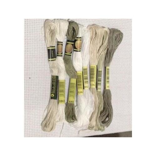 Oneroom Cross Stitch thread The Unique Style 10 Cross Stitch Cotton Embroidery Thread Floss Sewing Skeins Dofferent Gradient