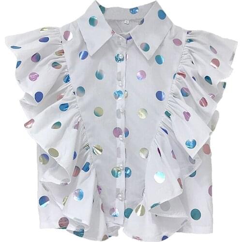 Блузки в горошек PERHAPS U China At AliExpress