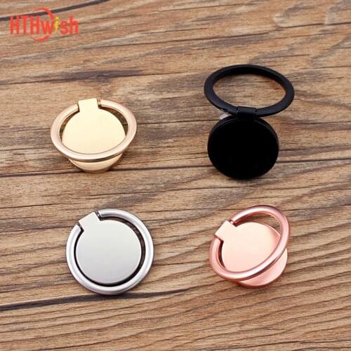 Luxury metal Mobile Phone Ring Holder Telephone Cellular Support Accessories Magnetic Car Bracket Socket Stand for mobile phones