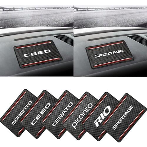 Car Anti-Slip Mat Dashboard Sticky Pad Non-slip Mat Holder For KIA Ceed Sorento Cerato Sportage Rio Soul K2 K3 K5 Car Styling