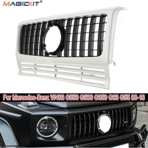 MagicKit FRONT BUMPER GRILLE FOR 1990-2018 MERCEDES G-CLASS W463 WAGON G500 G550 GT-R AMG