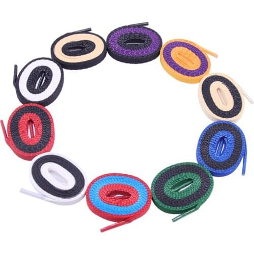 8MM Double Color Combination Top Quality Trendy Shoelaces Men Women jumpman Sneaker 2021 180CM Ropes Easy Boots Custom