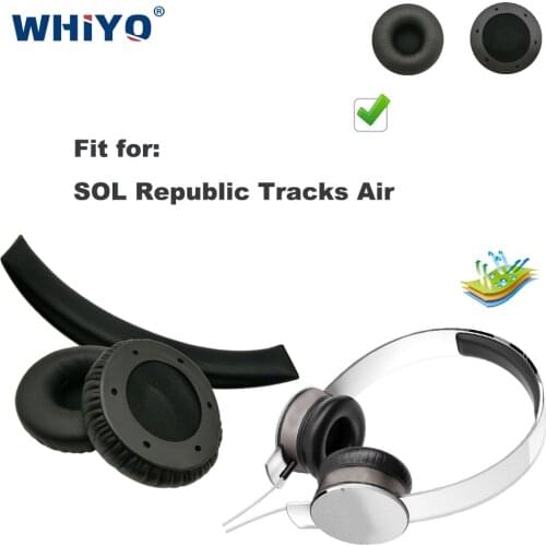Replacement Ear Pads for SOL Republic Tracks Air Headset Parts Leather Earmuff Earphone Sleeve Cover