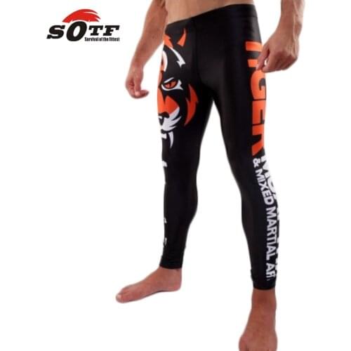 SOTF MMA Fighting Tigers Tight Champion Trousers Comfortable And Breathable Sports Training Ring Smooth Soft Flexible Absorbent