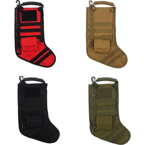 Tactical Christmas Socks Bag Dump Drop Pouch Utility Storage Bag Stocking Military Combat Hunting MOLLE Pack Magazine Pouches