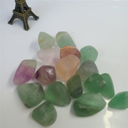 1pcs Natural Polished Fluorite Crystal Striped Fluorite Quartz Crystal Stone Point Healing Wand Treatment Stone