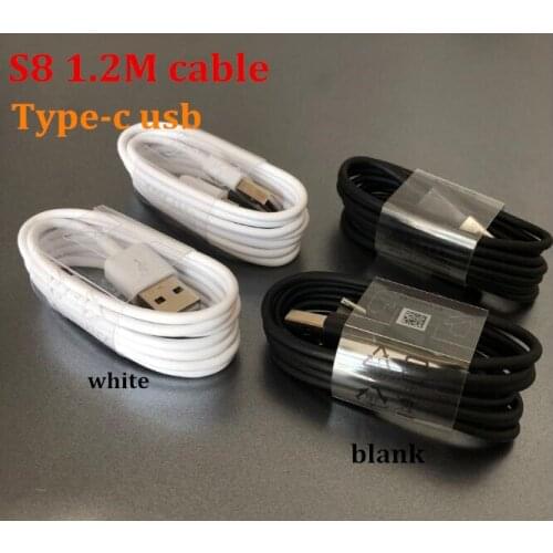 100pcs/lot Original quality USB Type C Cable 1.2M 2A FAST Charger Cable for Samsung Galaxy S8 note 7 LG G5 Xiaomi huawei