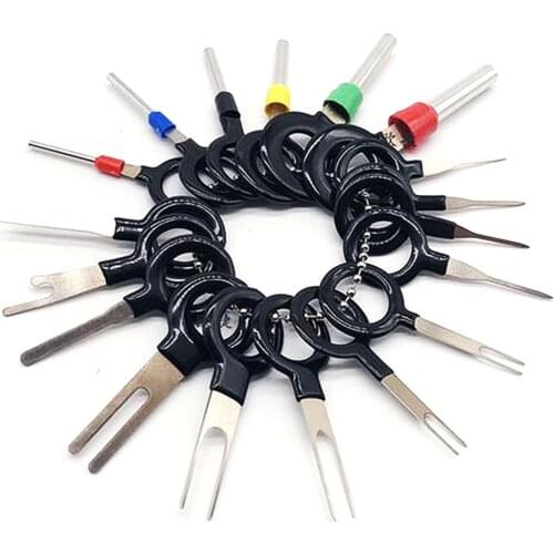 3/6/18/21/26/36pcs Car Terminal Removal Electrical Wiring Crimp Connector Pin Extractor Kit Car Electrico Repair Hand Tools