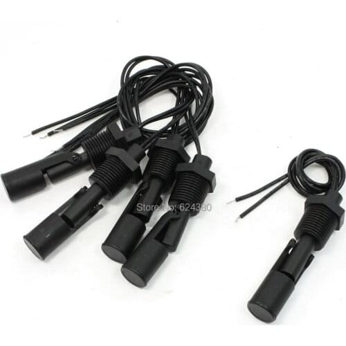 5 Pcs / Lots x Fish Tank Pool Liquid Water Level Sensor Horizontal P.P PP Float Switch Black ZPC6